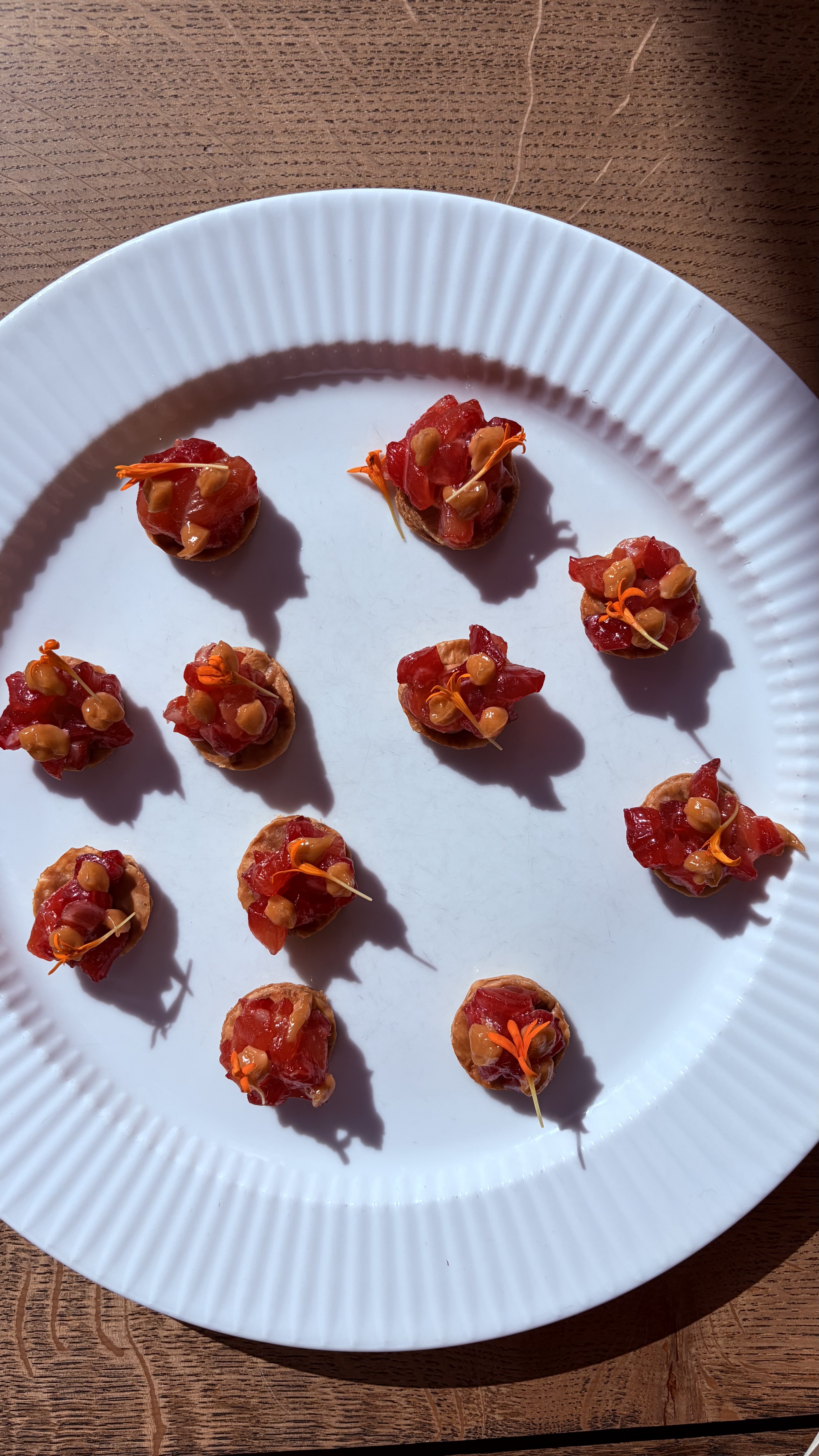 Tomato tartlets